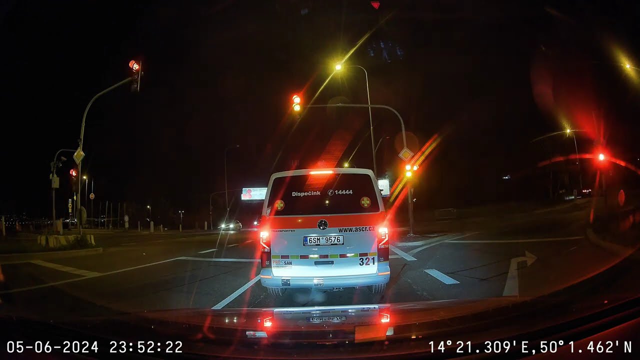 Driving in Prague, Czech Republic - June 2024