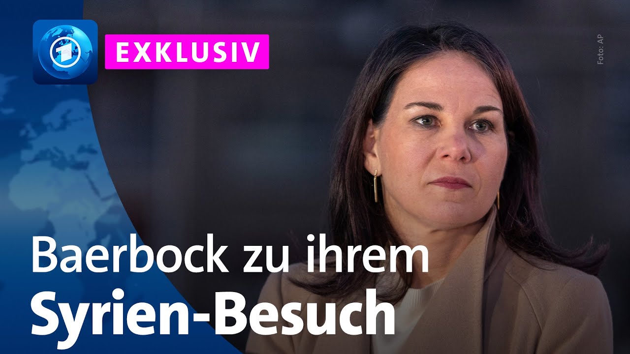 Außenministerin Baerbock im tagesthemen-Interview über die Lage in Syrien