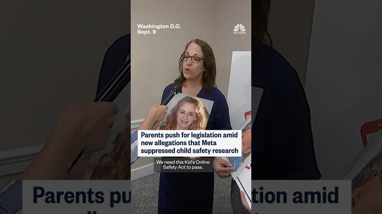 Parents push for legislation amid new allegations that Meta suppressed child safety research