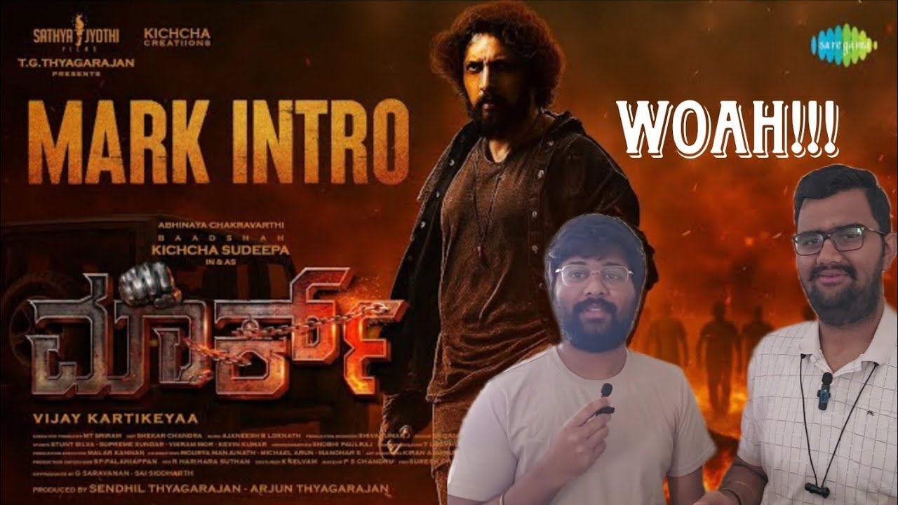 MARK Intro Kannada Movie Teaser Live Reaction | Kichcha Sudeepa | USA Kannadigaru 