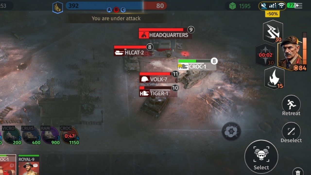 Wwa rts uk Ram & Crocodile combination Against Hlcat,  Tiger & Grill 🇩🇪🇺🇲🇦🇨