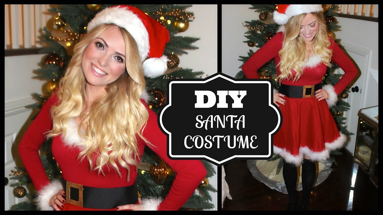 DIY Cute Santa Costume! Style By Dani