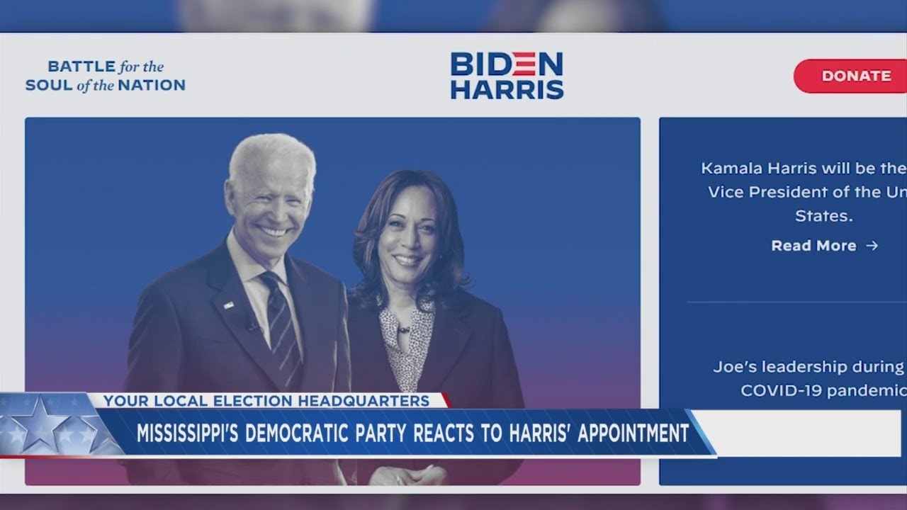 Mississippi Democratic Party reacts to Biden's Vice President selection
