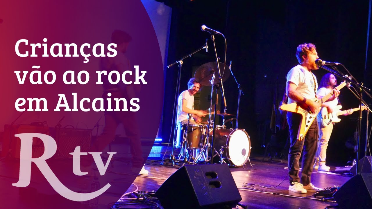 Alcains: Crianças assistem a concerto de rock