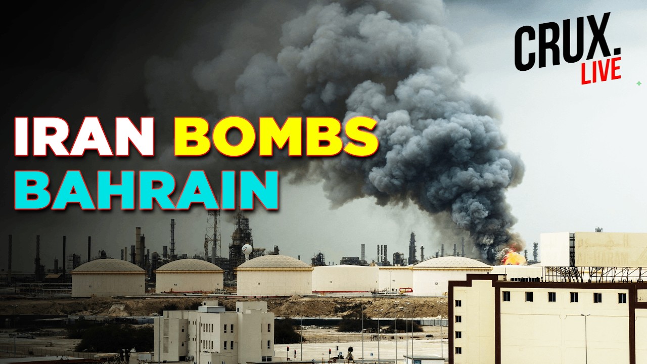 Israel Iran War LIVE | Explosion In Bahrain, Biggest Oil Refinery Burns, Drone Strike Injures Dozens