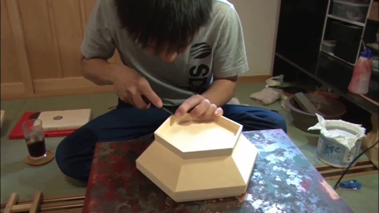 A Young Man Has Spent Over A Week To Do All Process Of Kyo Lacquerware - Incredible Skills Revealed