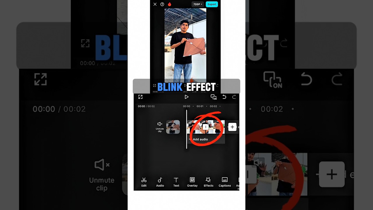 Blink effect tutorial 🤯 #capcut #capcuttutorial
