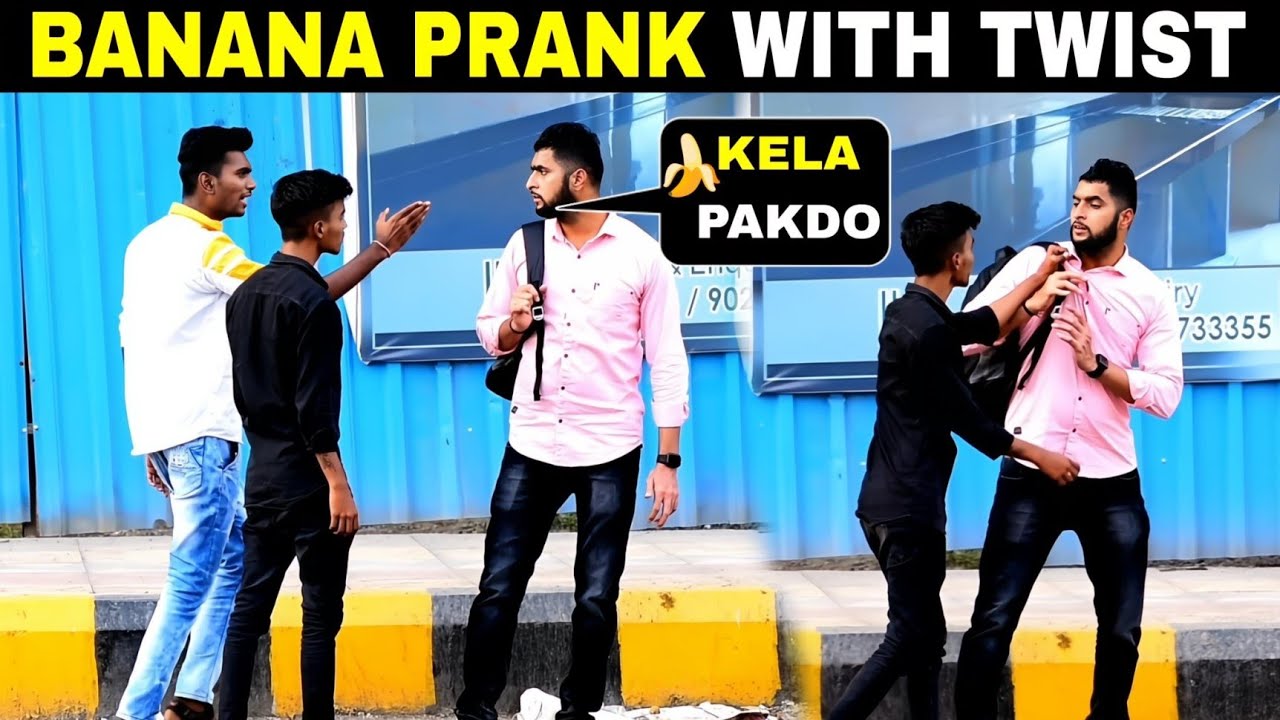 Banana Prank with Twist | Prakash Peswani Prank |
