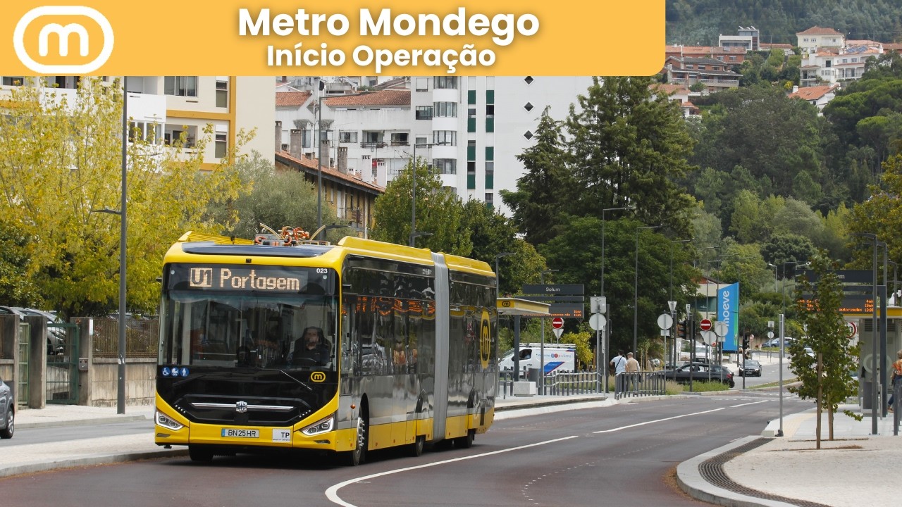 Metro Mondego - Início Operação
