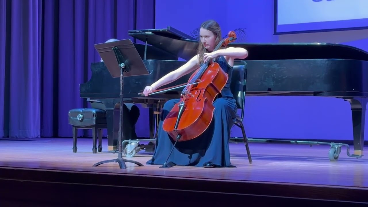 Ashleigh Armstrong senior performance St Cecilia Music Award Concert 2/22/26 Chopin Nocturne c#minor