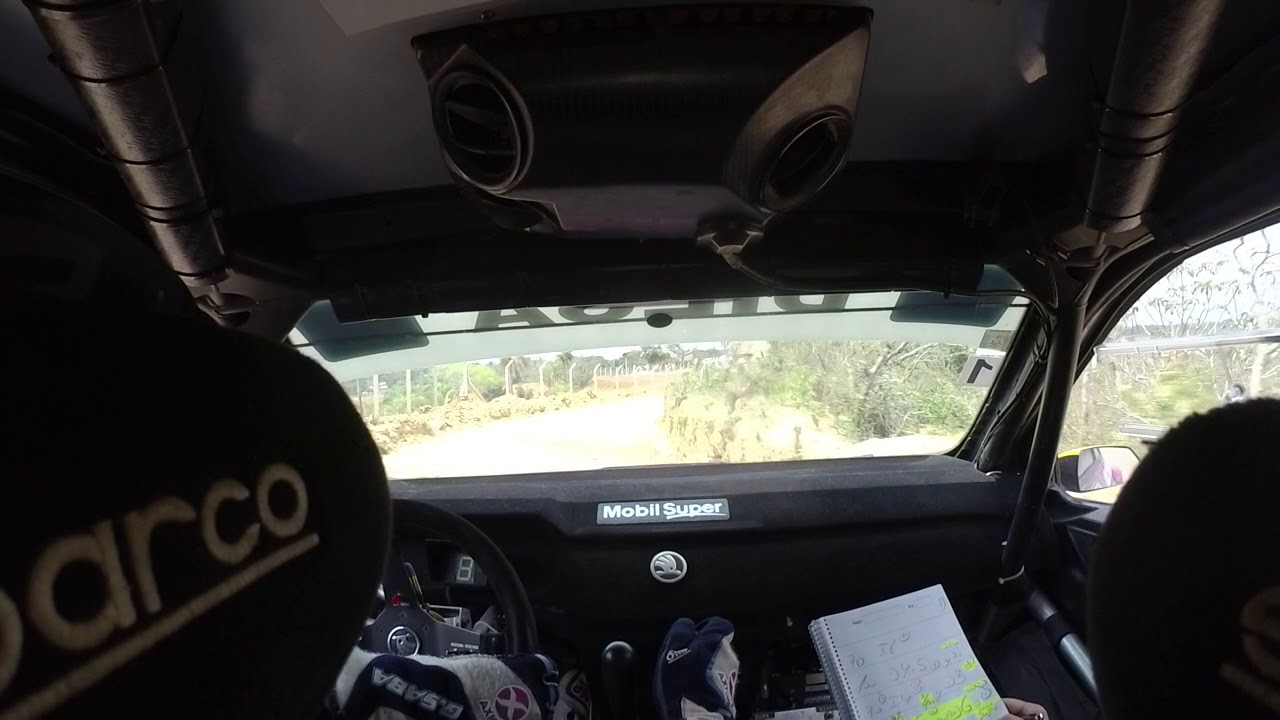 Rally Santa Cruz 2017 incar Gustavo Saba  Fer Mussano