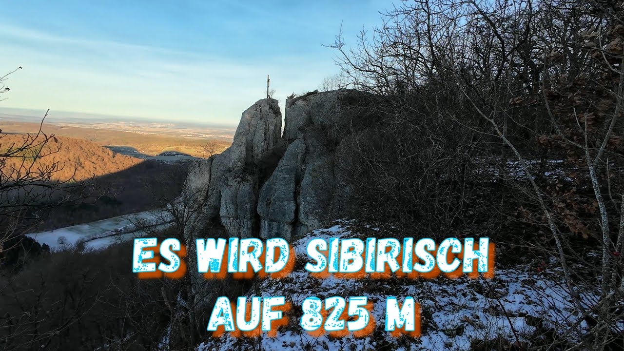 Neujahrswanderung bei arktischen Verhältnisse  und gelingt es mir hoch zum Wackerstein auf 825 m