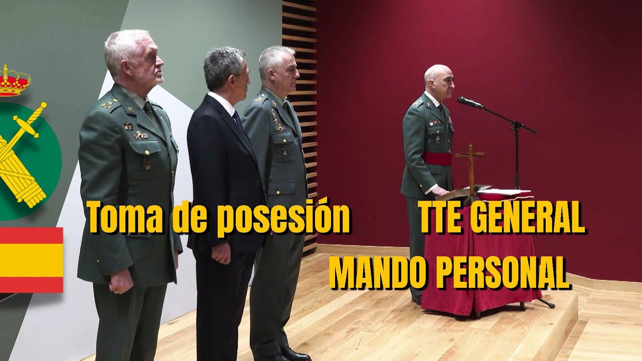 Toma de posesión del Teniente General Jefe del Mando de Personal Don E.I. Martínez Viqueira