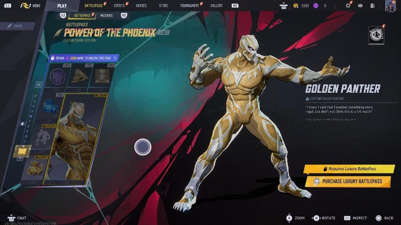 Marvel Rivals  Season 3 battle Pass showcase Power of the Phoenix