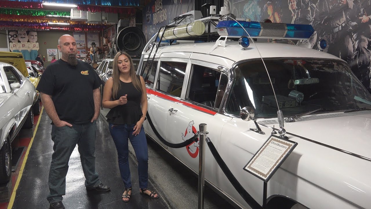 GHOSTBUSTERS  - Interview at Volo Auto Museum of this FAMOUS MOVIE CAR- Volo Auto Museum Series