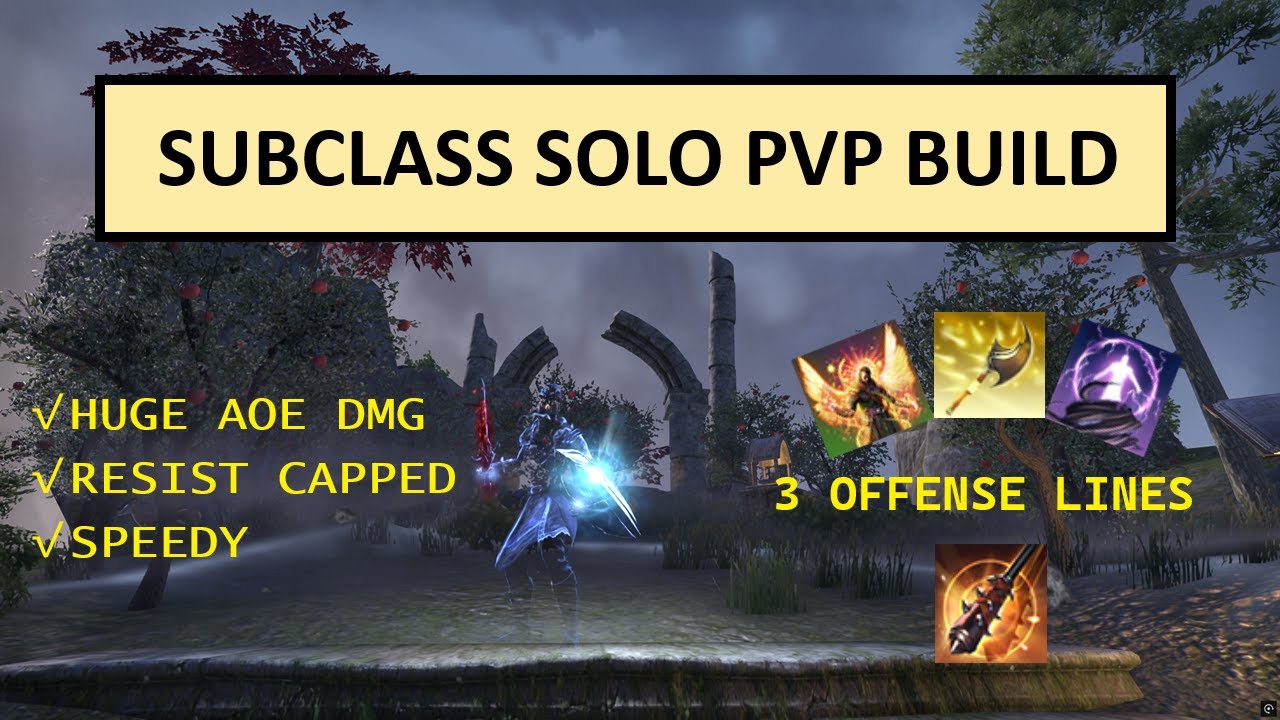 Subclass Solo PVP Build - ESO Solstice