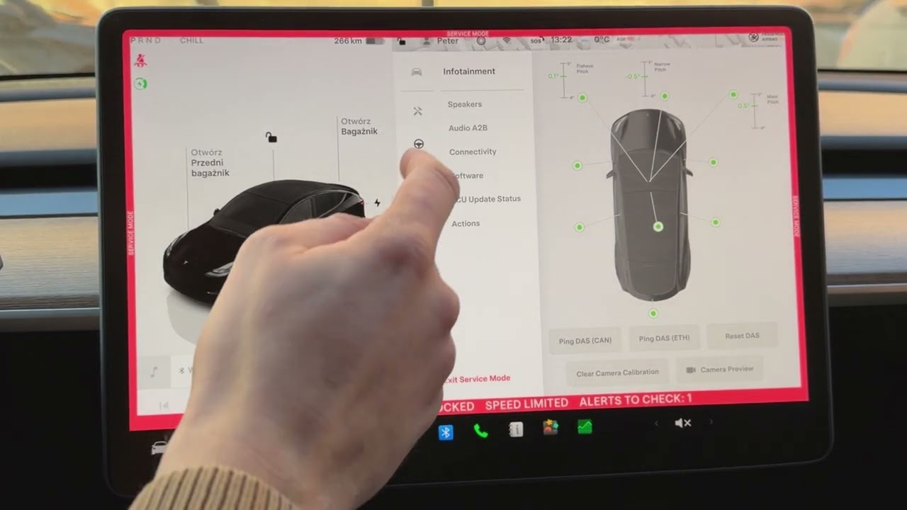 Tesla Tryb Serwisowy (Service Mode) – Jak wejść i co tam sprawdzić?