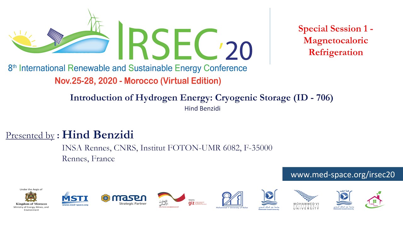 706 - Introduction of Hydrogen Energy: Cryogenic Storage