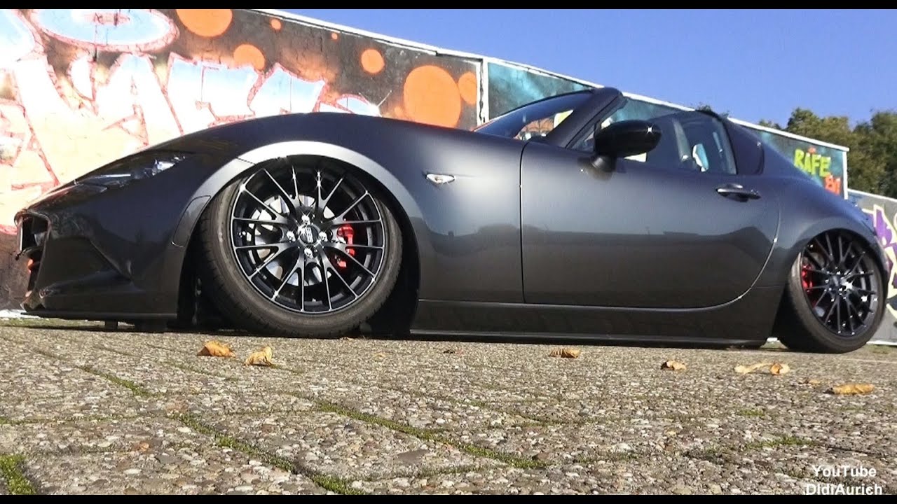 Miata Luft Air ride Mazda MX-5 ND RF Tiefergelegt Ignition Skyactiv Technologie Luftfahrwerk bagged