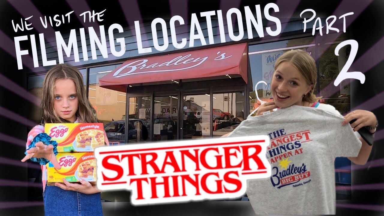 Stranger Things - The Real Filming Locations! Hawkins Pool, Big Buy, Arcade...