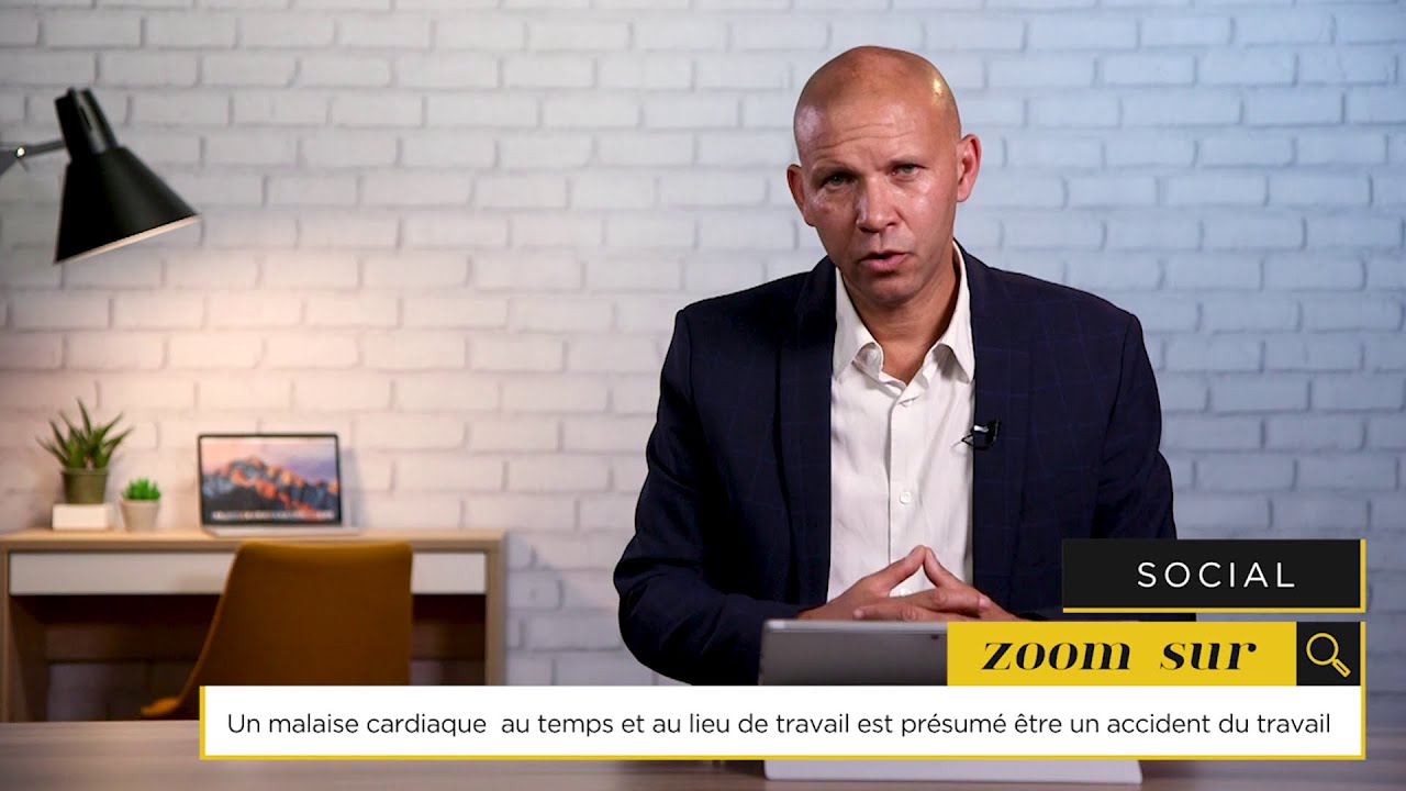 Zoom sur le cas d'un malaise cardiaque survenu au temps et au lieu de travail
