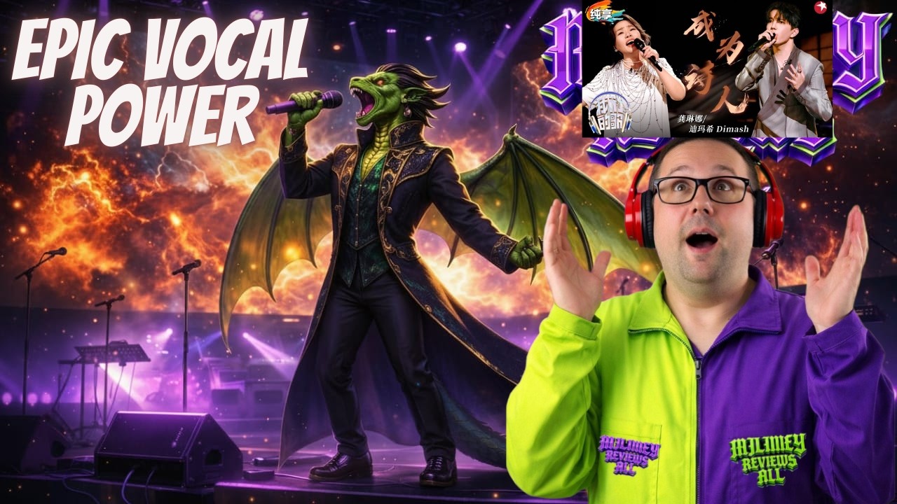 Dimash & Gong Linna &mdash; Becoming a Poet (Our Song S6) | Reaction! 😲 SOARING HIGH NOTES
