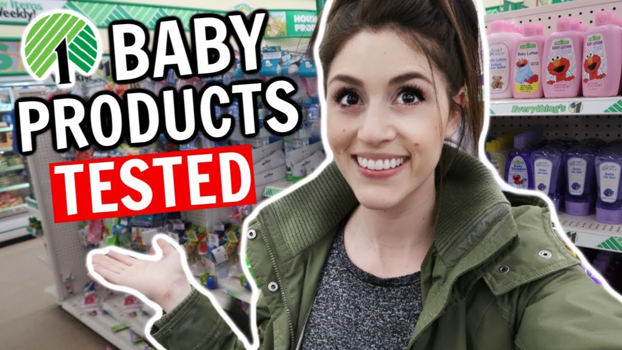 Testing Baby Products from the Dollar Tree