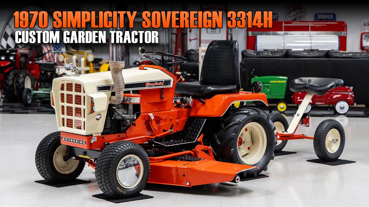 1970 Simplicity Sovereign 3314H Custom Garden Tractor