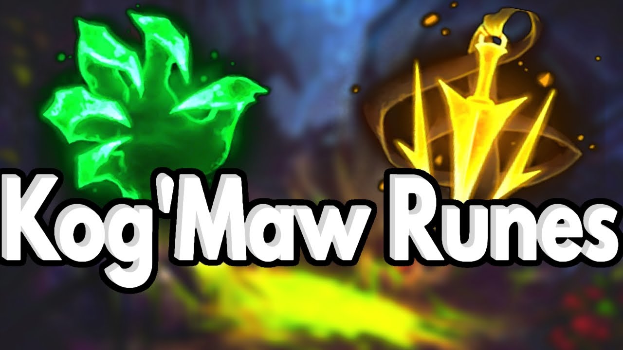 Kog'Maw Runes  Season 10