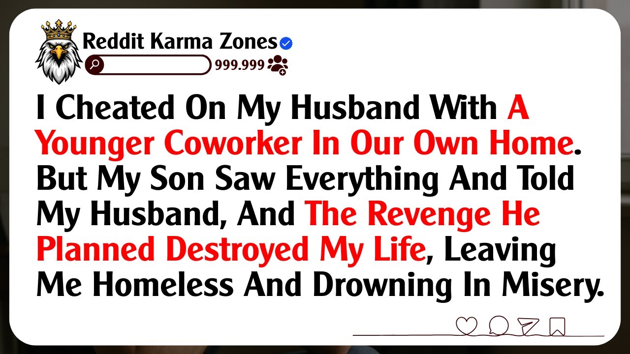 I Cheated On My Husband With A Younger Coworker In Our Own Home. But My Son Saw Everything And...