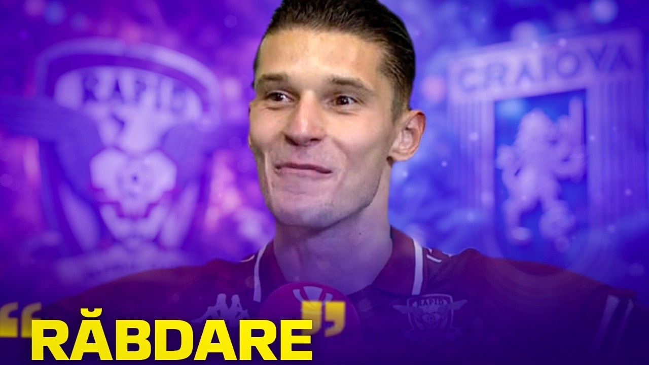Alex Dobre a surprins pe toată lumea, după egalul Rapidului cu Universitatea Craiova