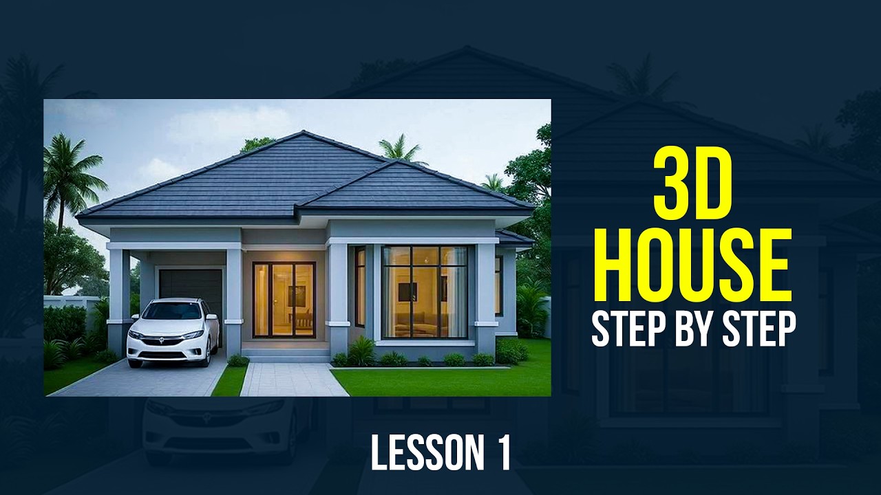How to Model a Realistic 3D House in MAYA 2023 | Step-by-Step Tutorial