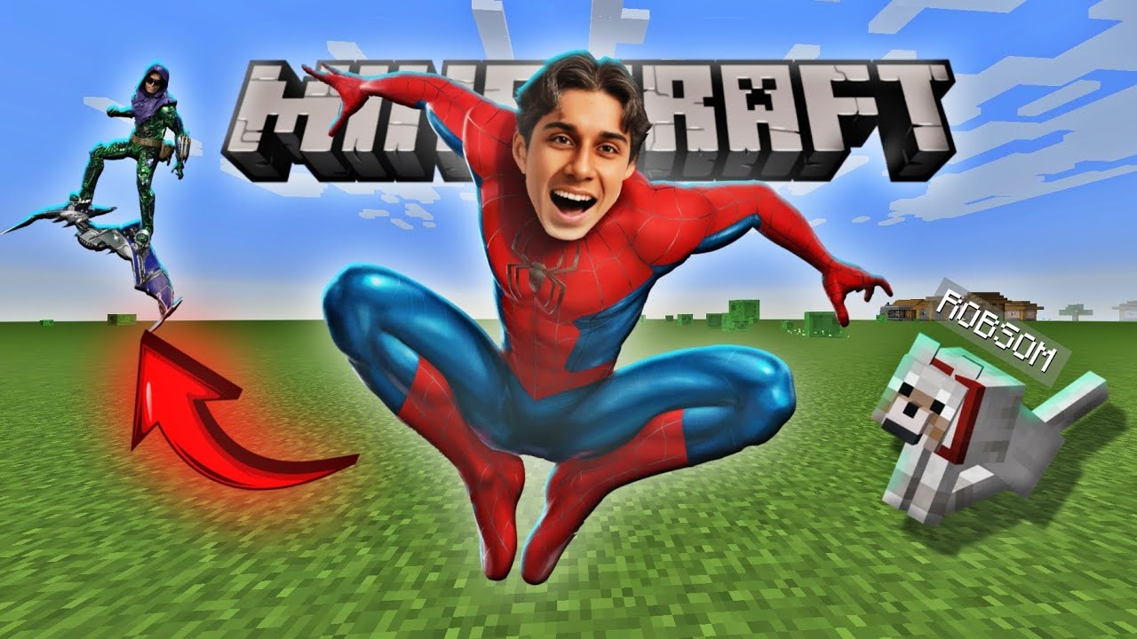 Testei o MOD do HOMEM-ARANHA no Minecraft e ISSO ACONTECEU...