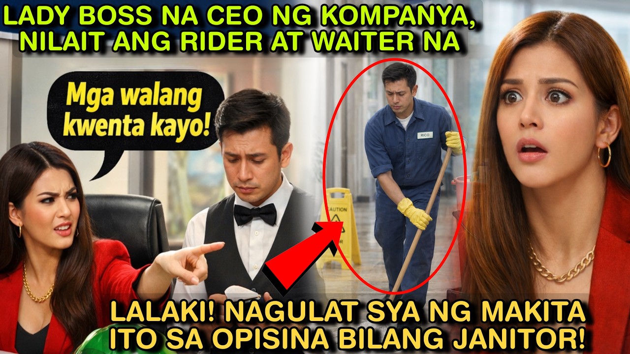 LADY BOSS NA CEO NG KOMPANYA, NILAIT ANG RIDER AT WAITER NA LALAKI! NAGULAT SYA NG MAKITA ITO SA