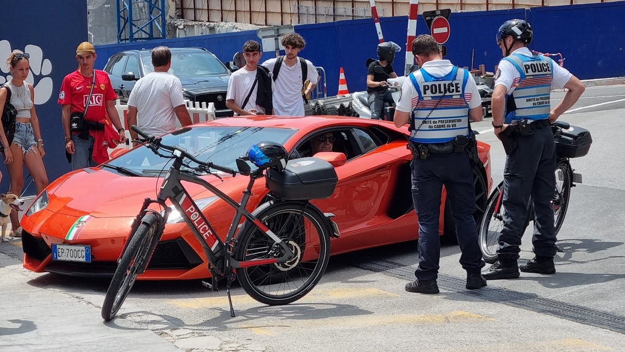 POLICE vs SUPERCARS in Monaco 2024!