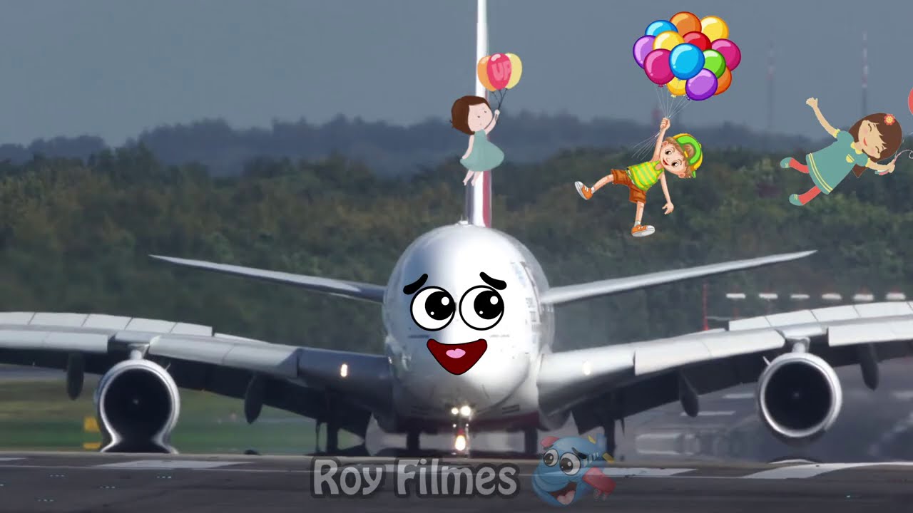 Doodles Emirates Planes. Doodles are flying and singing.