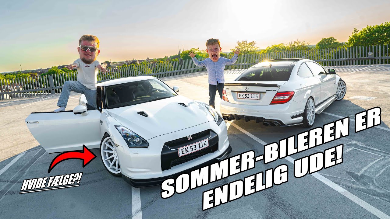 Sommerbilerne er KLAR! (Nissan GTR og Mercedes C63)