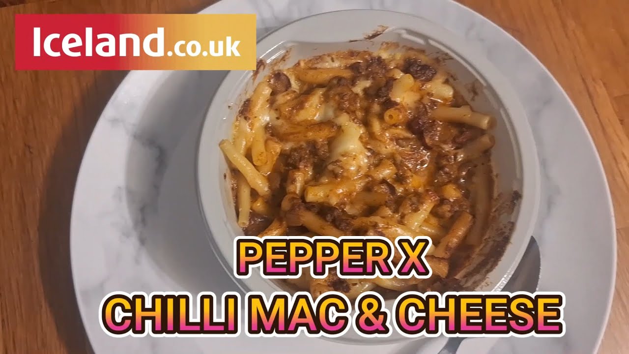 Iceland PEPPER X Chilli Mac & Cheese WORLDS HOTTEST PEPPER!!!!!