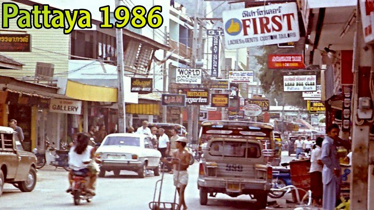 First trip to𝐏𝐀𝐓𝐓𝐀𝐘𝐀1986see Jomtien Beach🇹🇭