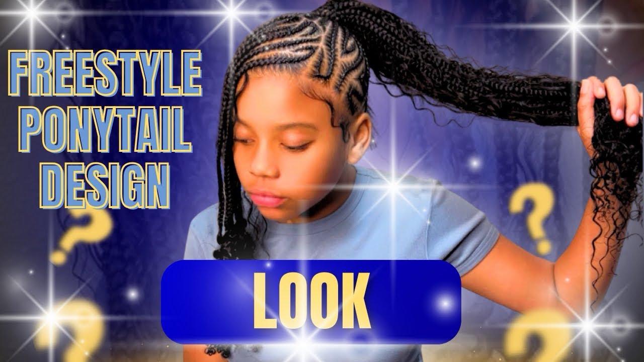 Feed In Ponytail || Braids || Kid Styles || Boho Ponytail || Ponytail Hairstyles