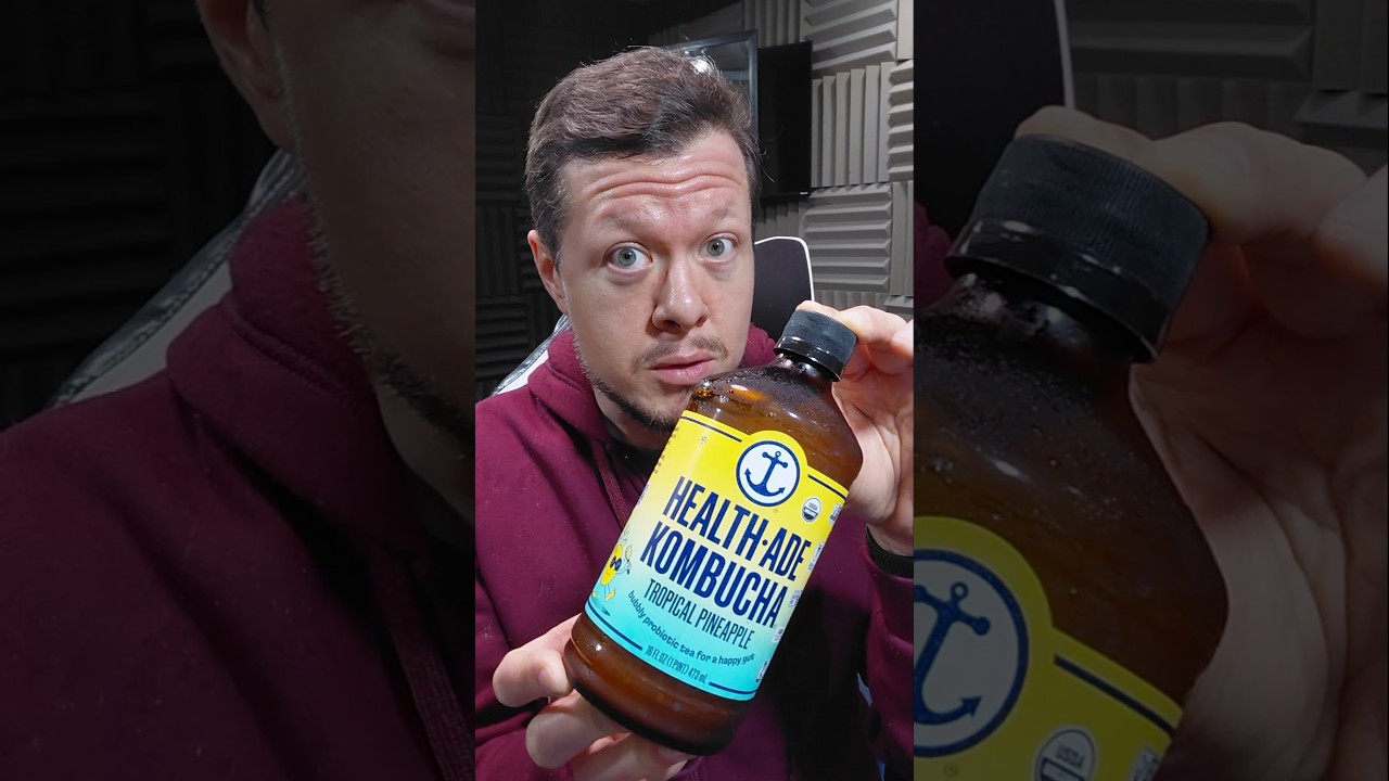 Quick Honest Food Review: Health-Ade Kombucha Tropical Pineapple #foodreview #kombucha #probiotics