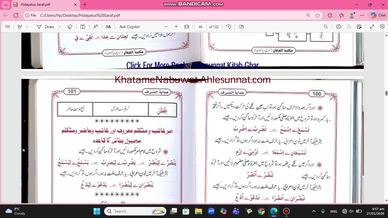 Lecture 25ilm us sarf|فعل امر حاضر معروف کی گردان  |Mufti Abid Saeed