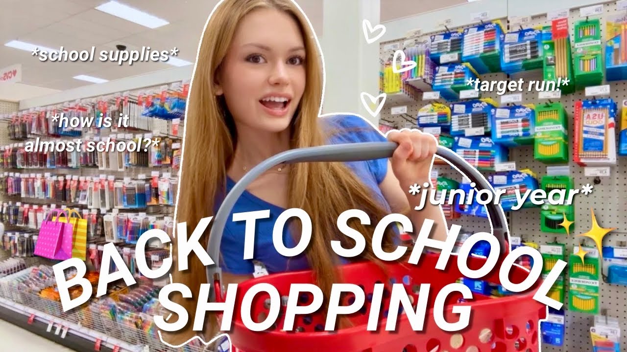 BACK TO SCHOOL SUPPLIES SHOPPING *junior year* | vlog 2025