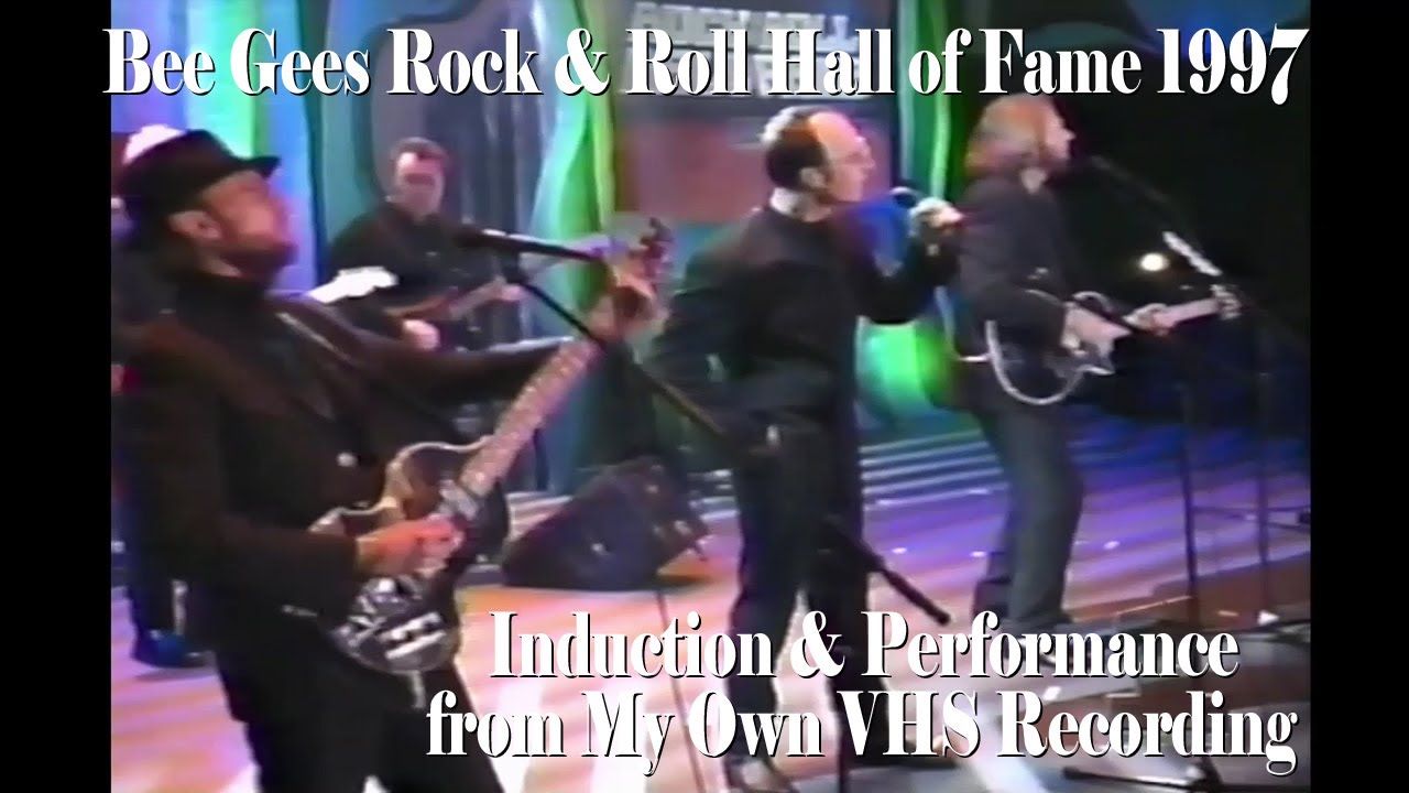 Bee Gees Rock & Roll Hall of Fame Induction & Performance 1997