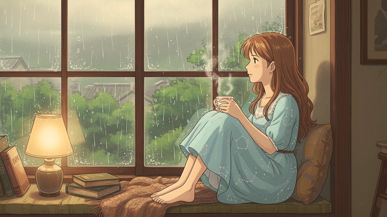Cozy Rainy Afternoon Cooking🌧 | Studio Ghibli Style Slow Life in a Quiet Countryside Home🏡