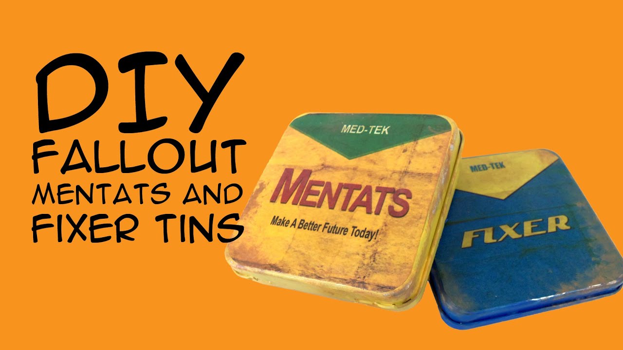 DIY Fallout Gift Candy Tins: for Fallout fans - A GeekyMcFangirl Tutorial