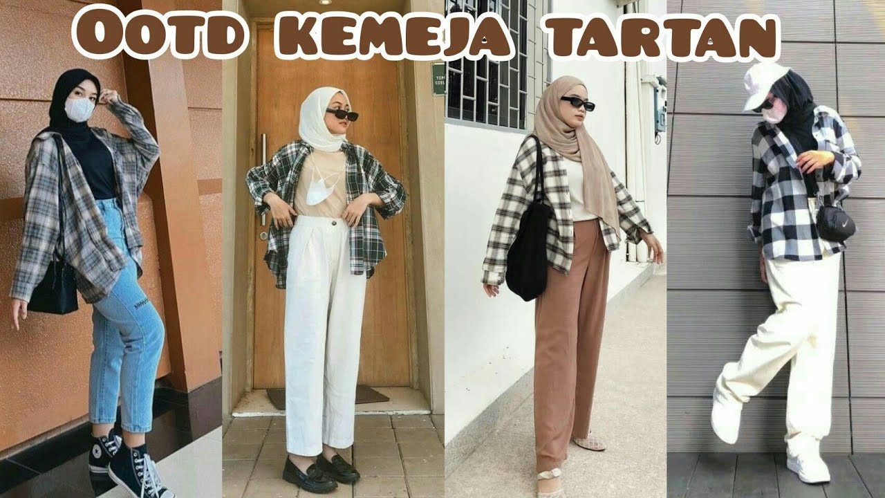 OOTD Casual dengan Kemeja Kotak-Kotak| Kemeja Tartan Edition!