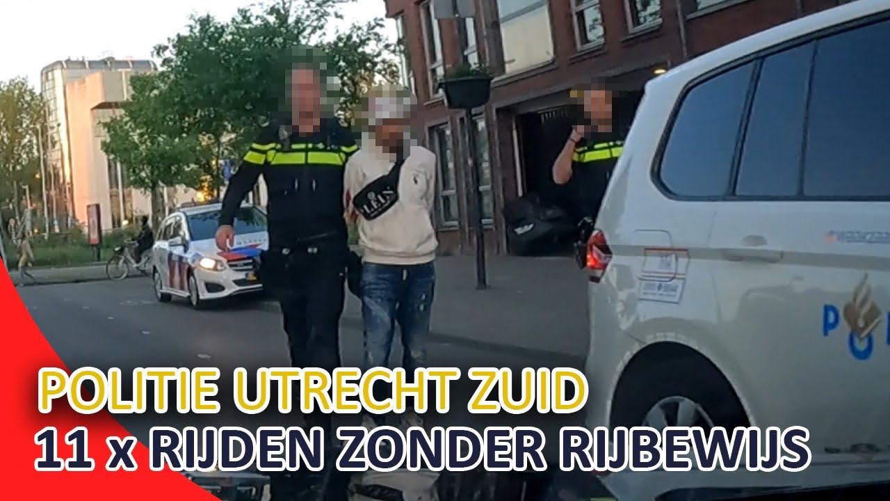 Politie Utrecht Zuid | 11e keer rijden zonder rbw | Overlast | Inbraak melding | Hondengeleider