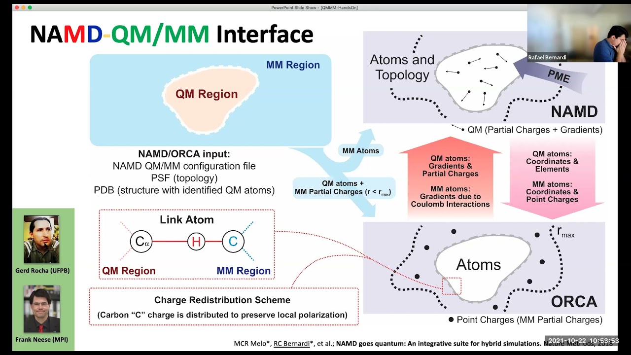 Rafael Bernardi - QM/MM calculations with NAMD