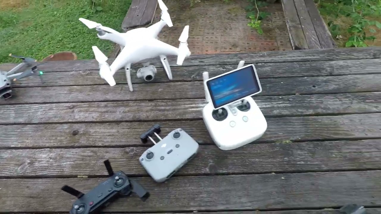 DJI Drone Comparison and hovering sound test. Phantom 4 Pro Plus, Mavic Air, Air 2s.